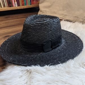 Brixton Black Woven Hat